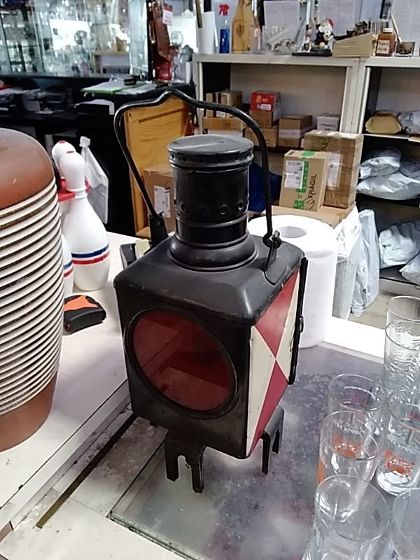 LAMPE FERROVIAIRE ANCIENNE 
