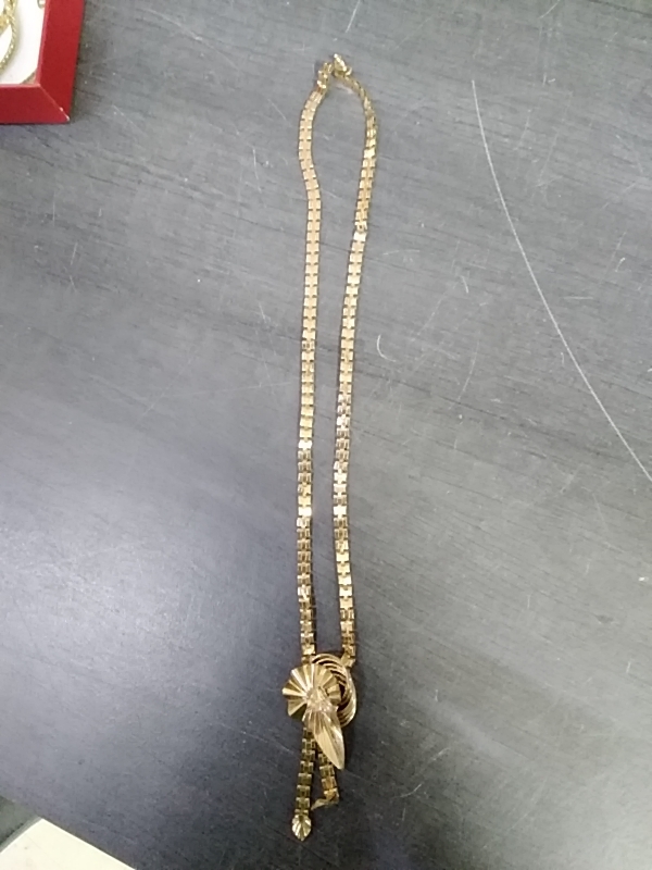 COLLIER PLAQUÉ OR