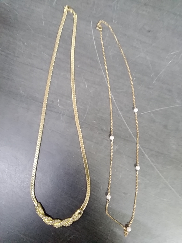 COLLIER PLAQUÉ OR