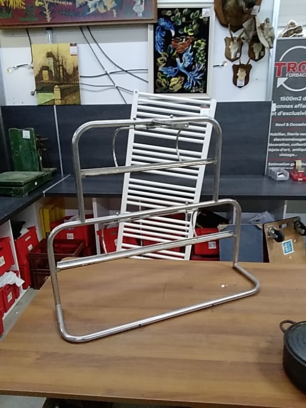 DISTRIBUTEUR PAPIER CADEAU ANNÉES 70 CHROMÉ 