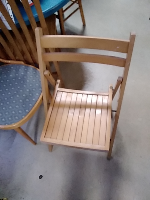 CHAISE PLIANTE BOIS 