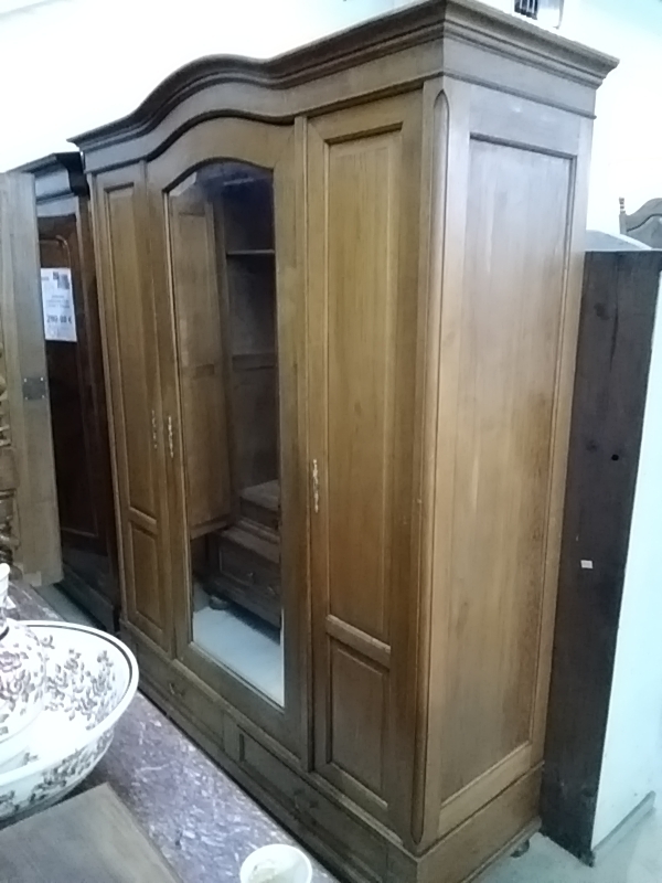 ARMOIRE 3 PORTES 2 TIROIRS 1930