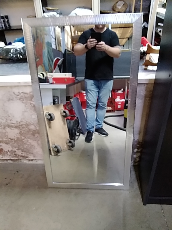 MIROIR ARGENTÉ 69X129CM