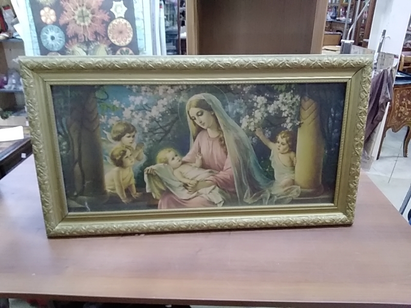 TABLEAU RELIGIEUX DORÉ 