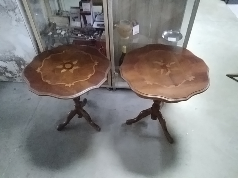 GUÉRIDON MARQUETERIE 