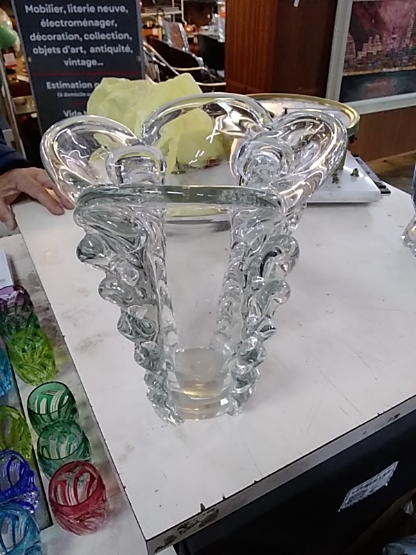VASE CRISTAL HT 27 CM