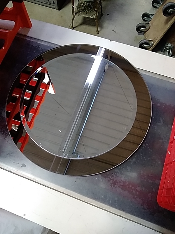 MIROIR ROND ANNÉES 70