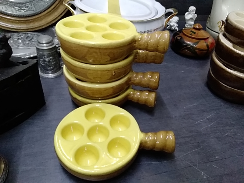 LOT DE 5 POÊLES À ESCARGOTS 