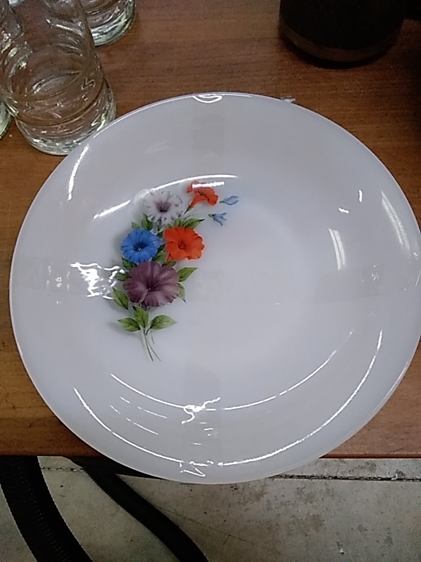 LOT DE 2 ASSIETTES ARCOPAL 