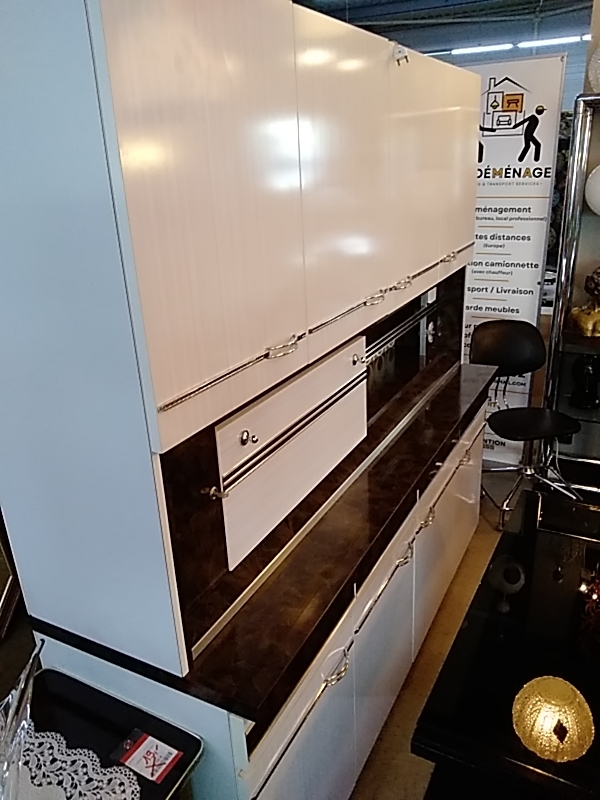 BUFFET DE CUISINE FORMICA BLANC