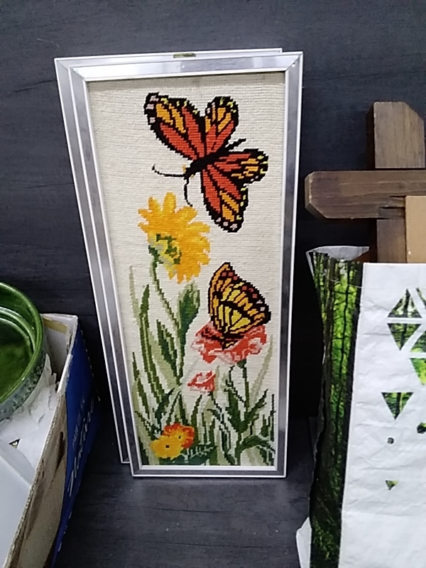 CADRE CANEVAS ANNÉES 70