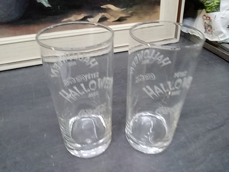 LOT DE 2 VERRES COCA COLA HALLOWEEN 