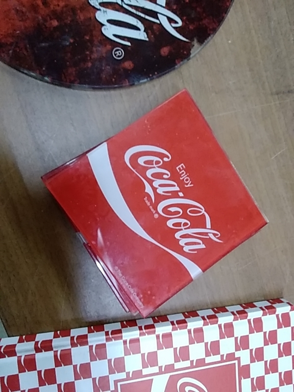 LOT DE 4 S VERRE COCA 