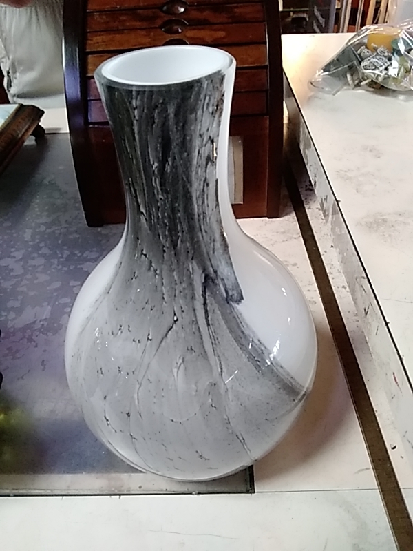 VASE BLANC|GRIS