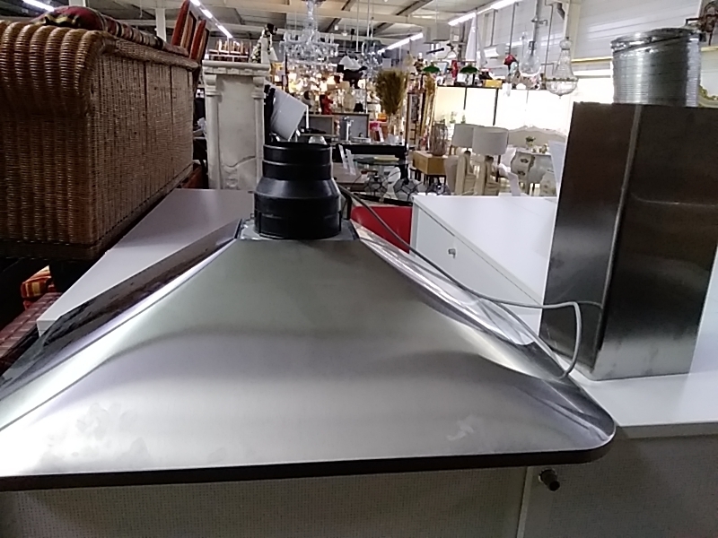 HOTTE IKEA AVEC HABILLAGE INOX