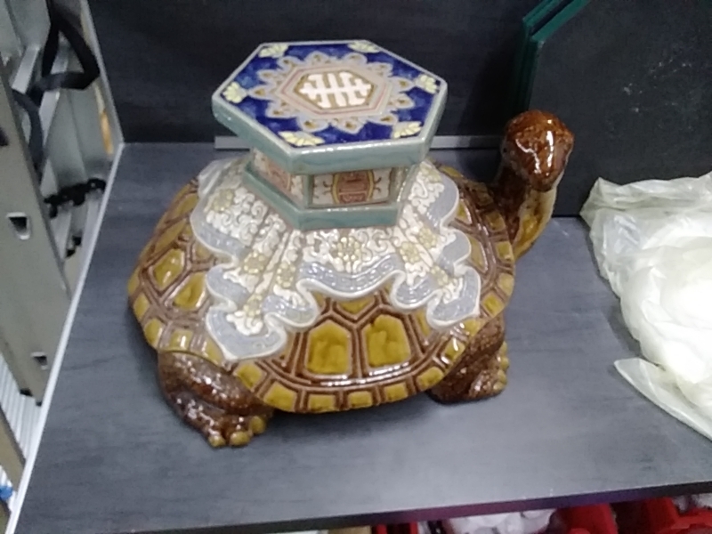 TORTUE FAÏENCE GRAND MODELE 