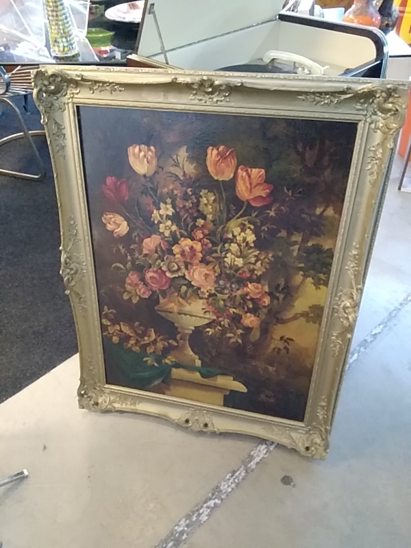 TABLEAU HUILE ZUR TOILE SIGNE MALLET GEORGES