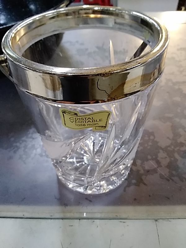 SEAU A GLAÇONS CRISTAL 