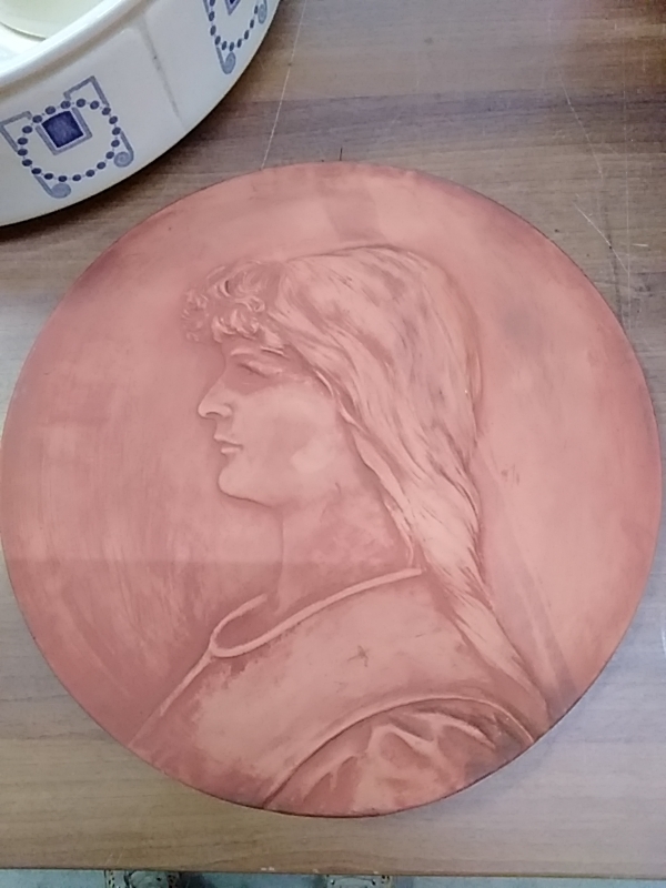 CADRE ROND TERRE CUITE 