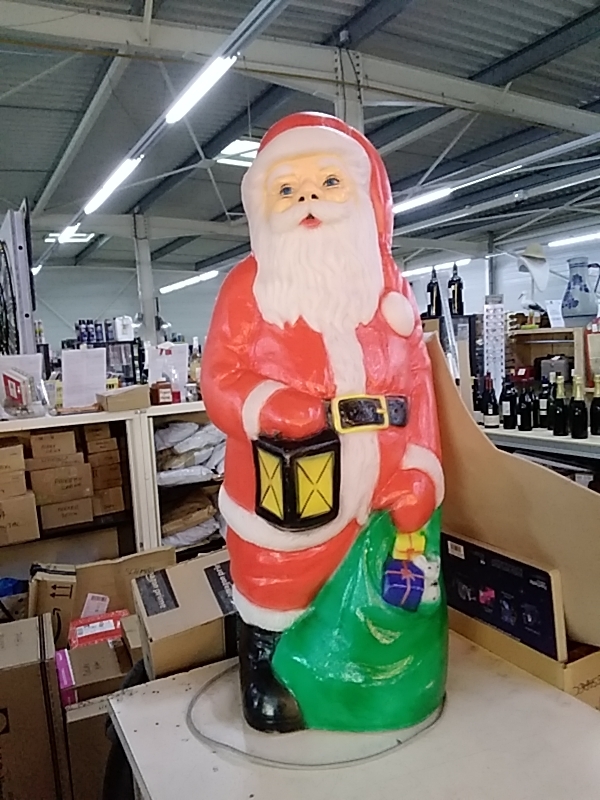 PÈRE NOËL PVC LOURD HT 100CM