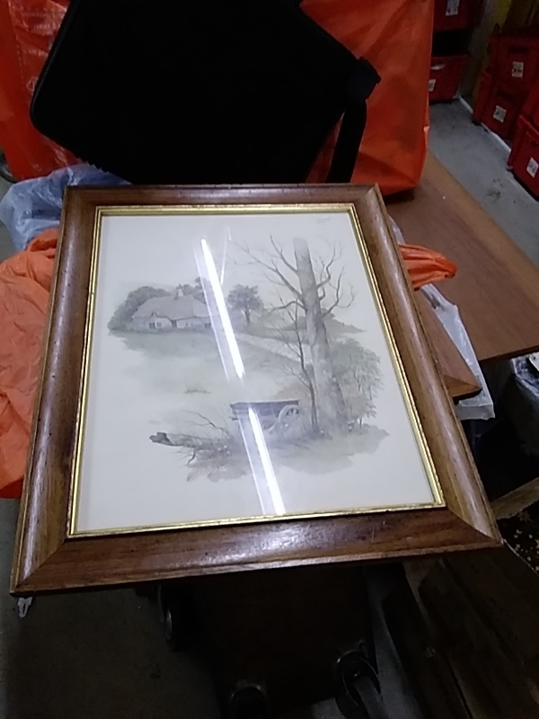 TABLEAU BOIS 45 X 54 CM