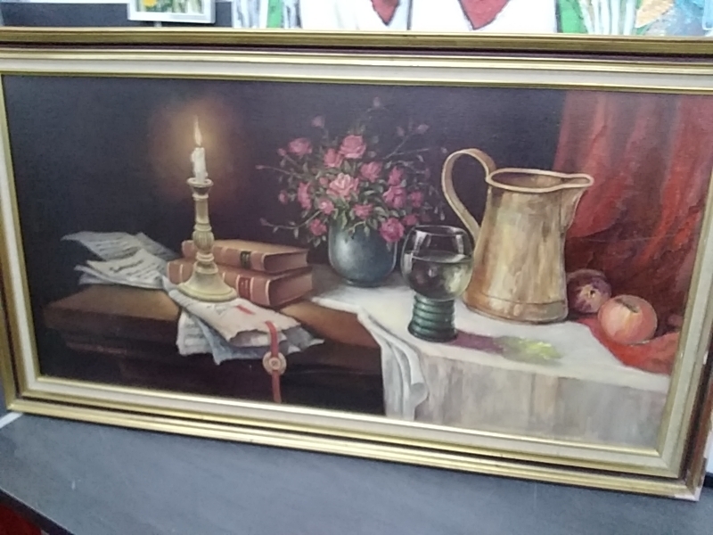 TABLEAU NATURE MORTE DANS L’ETAT 