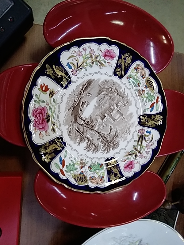 ASSIETTE CHATEAUX ANGLAIS 