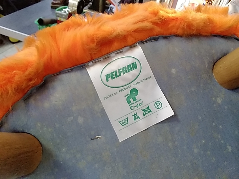 CHAISE MOUMOUTH VINTAGE ORANGE 