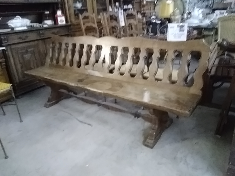 BANC CHÊNE LONGUEUR 220 CM