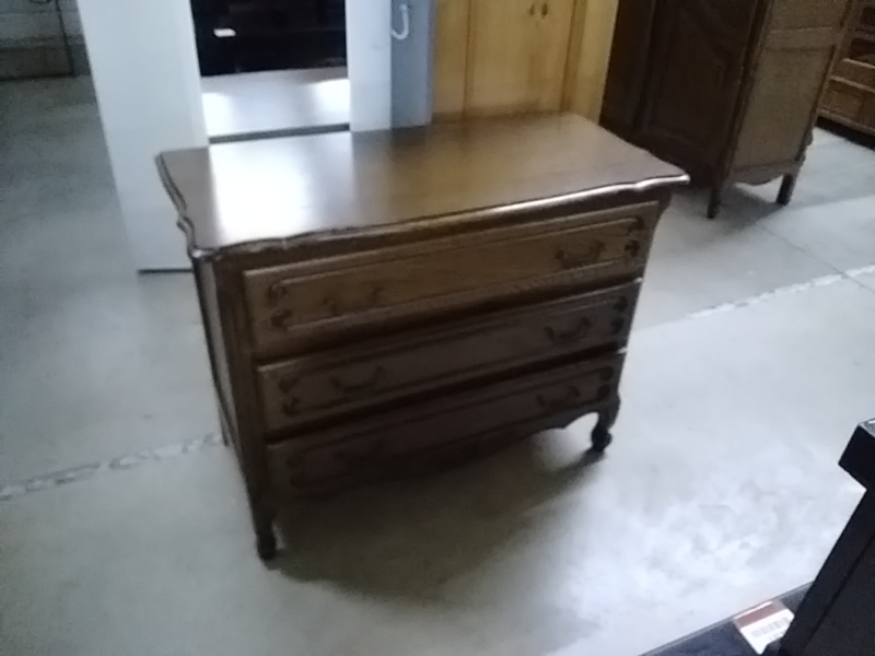COMMODE 3 TIROIRS CHÊNE 