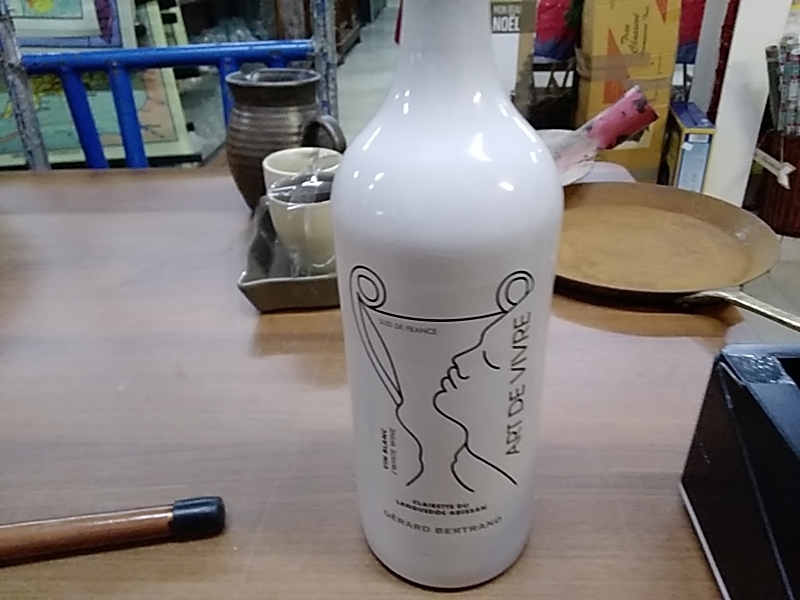 BOUTEILLE VIDE BLANCHE 