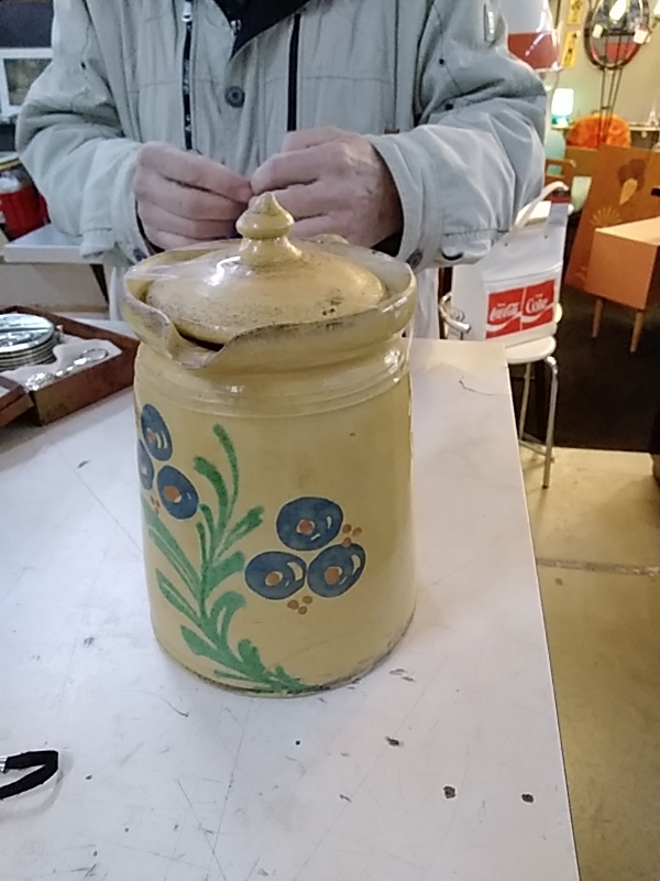 CRUCHE ANCIENNE TERRE CUITE HT 22CM