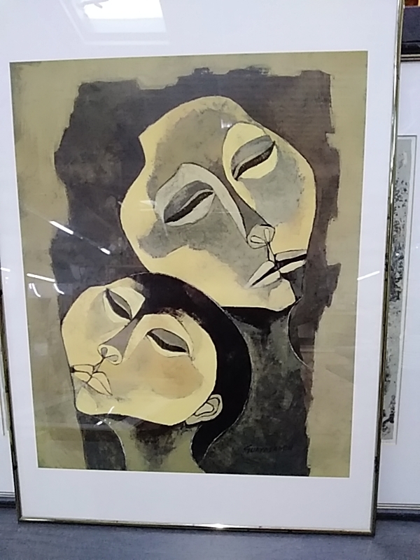 LITHOGRAPHIE SIGNÉE GUAYASAMIN  50 X 70 CM