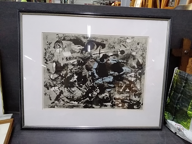 LITHOGRAPHIE SIGNÉE NUMÉROTÉ 79 X 62 CM