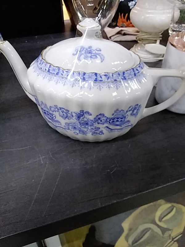 THÉIÈRE CHINA BLAU BAVARIA 