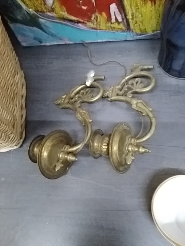 PAIRE DE BOUGEOIR PIANO