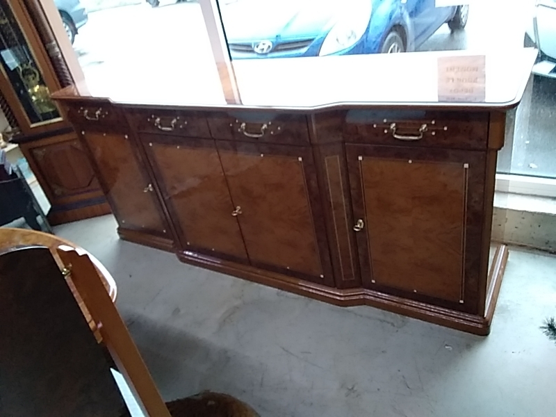 BUFFET 4 TIROIRS 4 PORTES DÉCO NACRE 