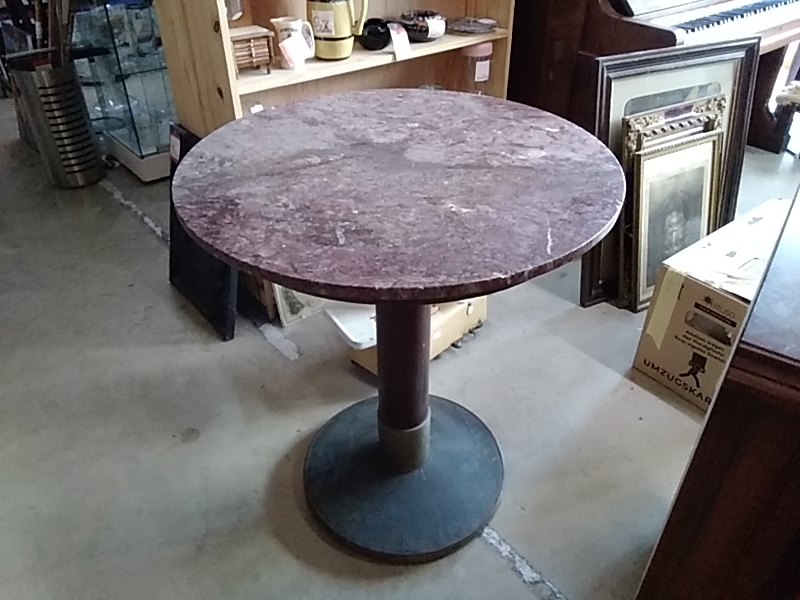TABLE RONDE MARBRE DIAMÈTRE 70CM