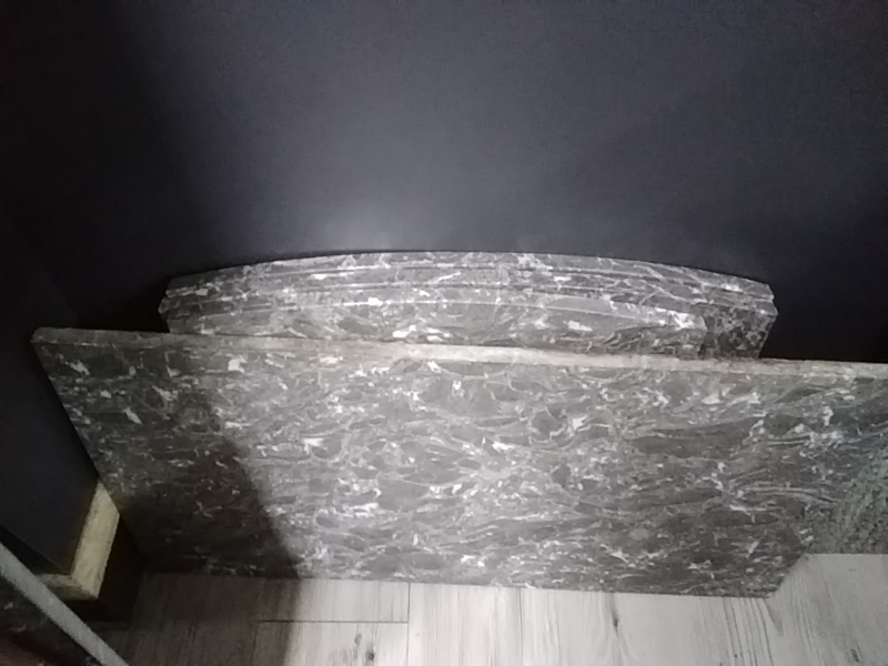 PLAQUE DE MARBRE GRIS