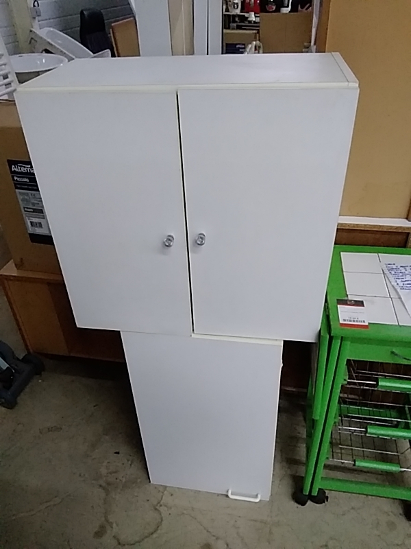 PETIT MEUBLE SDB BLANC 