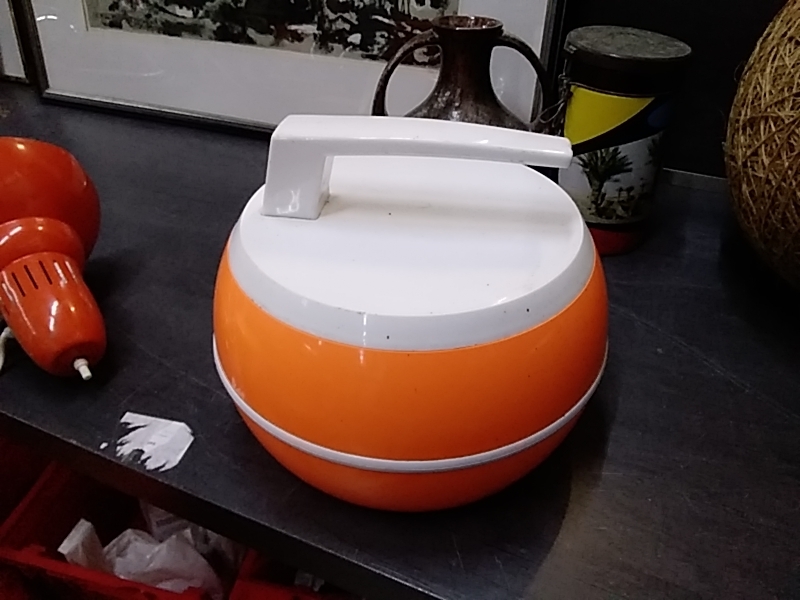 SEAU À GLAÇONS CURLING VINTAGE ORANGE 