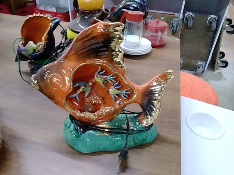 POISSON LAMPE VALLAURIS 