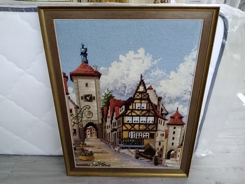 TABLEAU CANEVAS  DECO ALSACE 72 X 92 CM