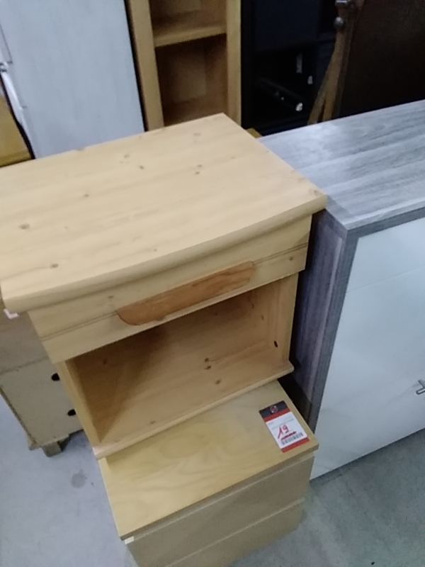 CHEVET MODERNE CLAIR 1 TIROIR 