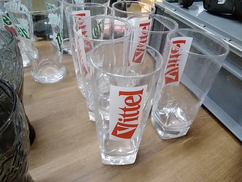 LOT DE 6 VERRES VITTEL