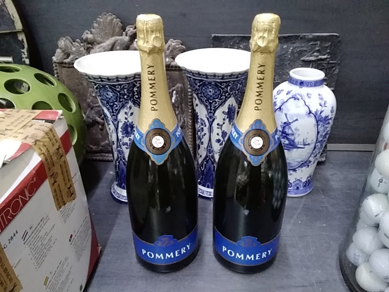 BOUTEILLE DE CHAMPAGNE  POMMERY  DE PRÉSENTATION 1,5L VIDE 