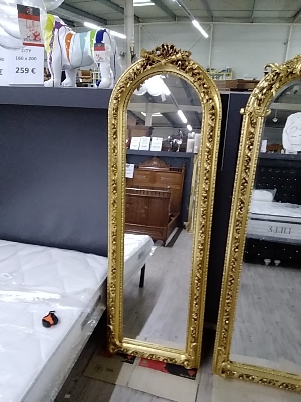 MIROIR BAROQUE DORÉ 61 X 284 CM