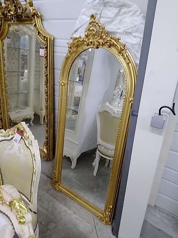MIROIR BAROQUE DORÉ 78 X 175 CM