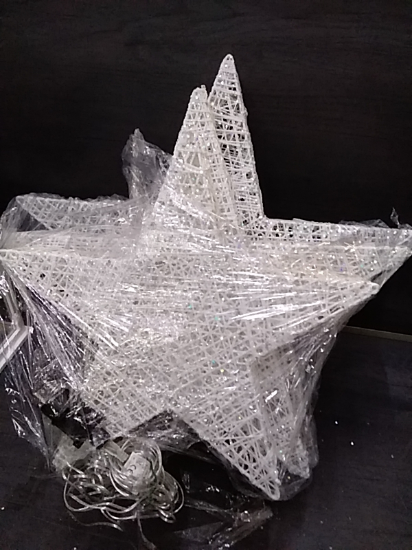 LOT DE 3 ÉTOILES ÉLECTRIQUES