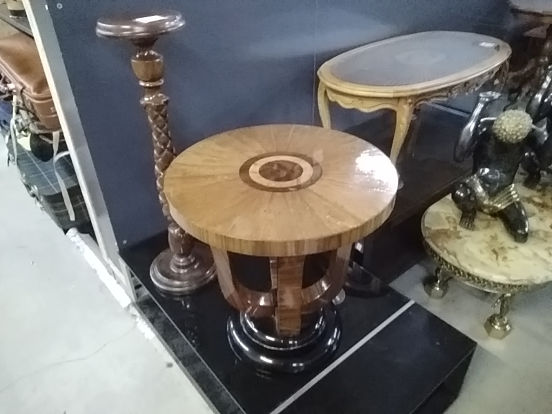 TABLE BASSE ART DECO DIAMÈTRE 60CM